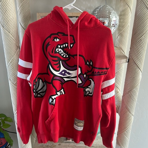 Mitchell & Ness Other - Mitchell & Ness Red Toronto Raptors Hoodie